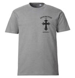 T-Shirt Kreuz Hellgrau